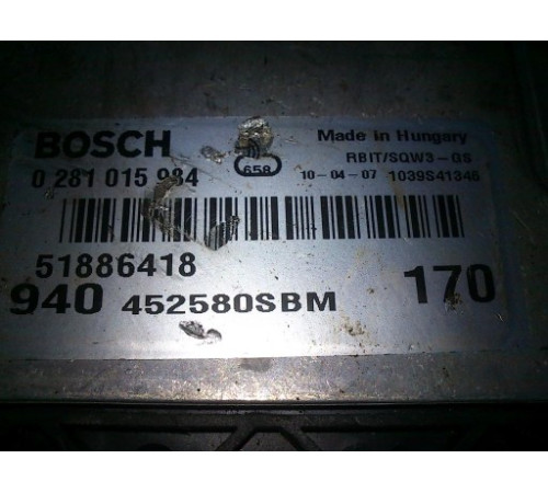 Компьютер драйвер Alfa Romeo GIULIETTA 0281015984