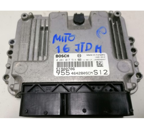 ALFA ROMEO 147 1.6 JTD КОМПЬЮТЕР ДВИГАТЕЛЯ 0281017514