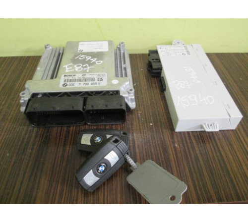 BMW 1 E87 M47N2 CAS2 компьютер ключ 0281012754