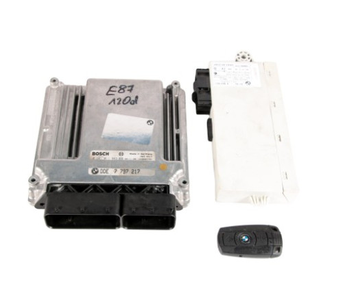 BMW E87 120D M47N2 компьютер CAS ключ 7797217