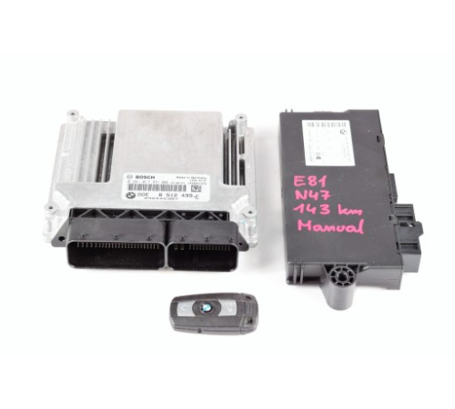 BMW E81 118D компьютер CAS ключ комплект 8512499