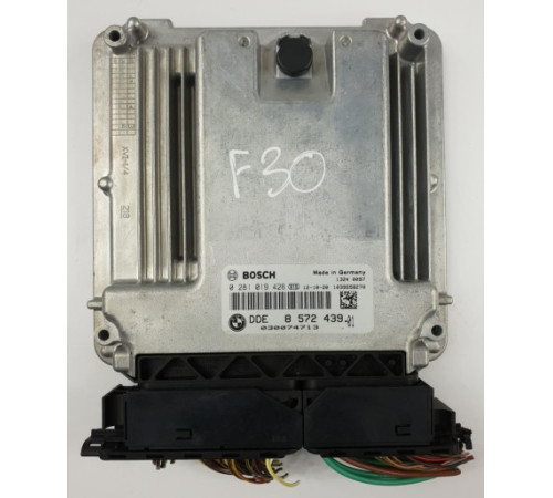 Компьютер двигателя BMW F30 3.0 D 8572439 DDE