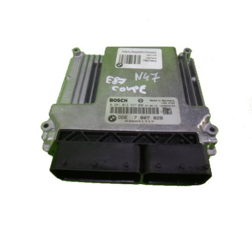 Компьютерный модуль двигателя BMW E87 120 D N47 7807828