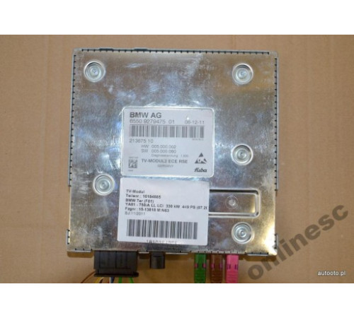 BMW F01 F06 F10 F12 F25 F30 F31 ТВ модуль 9279475