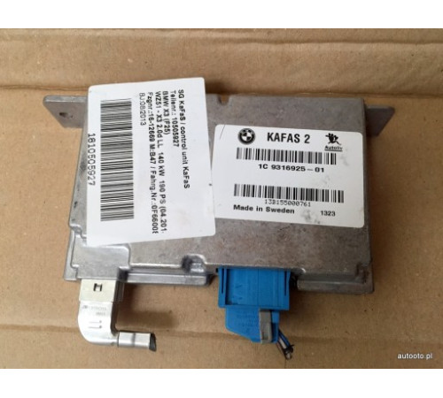 BMW драйвер модуль камеры KaFas 2 9316925 9474776