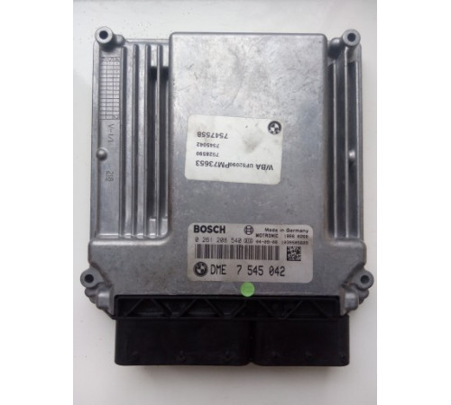 BMW E87 E90 компьютер драйвер двигателя DME 7545042