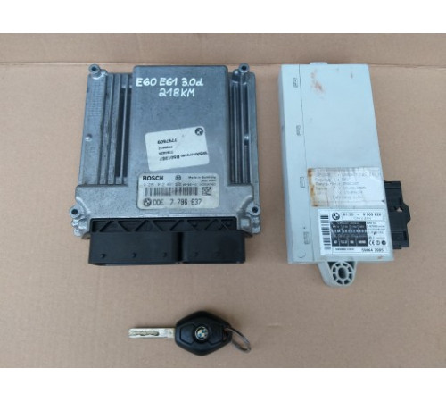 Компьютер двигателя комплект 7796637 BMW E60 530d M57N