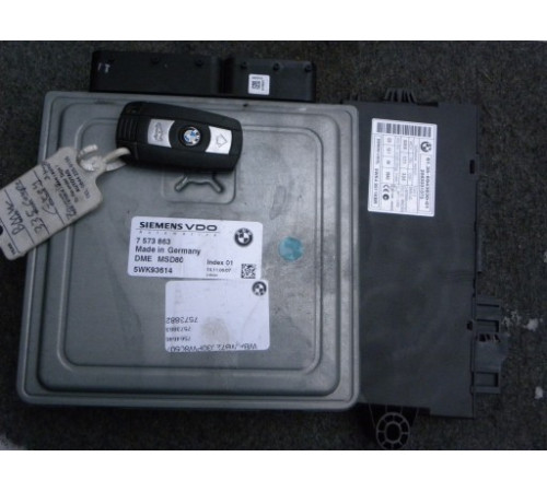 BMW E90 E92 335i компьютер CAS ключ 7573863