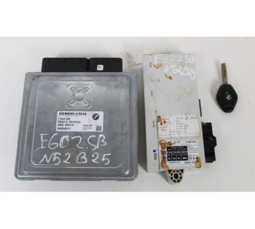 Компьютер двигателя модуль ключа CAS BMW E60 N52B25