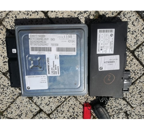 ЭБУ CAS ключ зажигания BMW E90 n52 7555361 MSV70