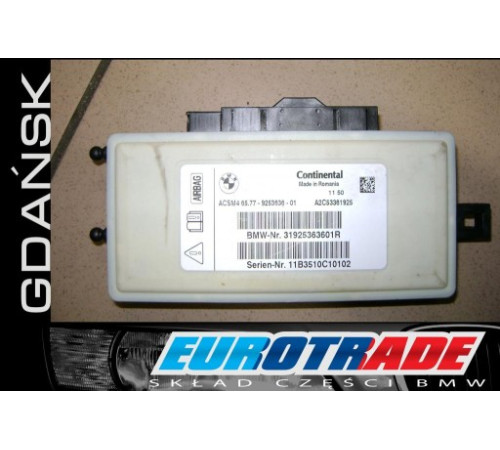 BMW F06 F10 F12 модуль подушки безопасности 9253636