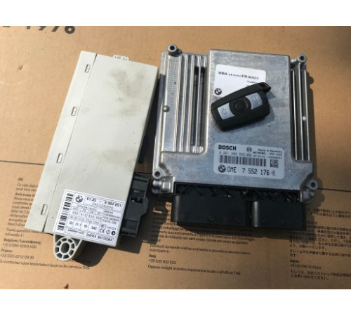 BMW E87 комплект компьютер CAS ключ N46 7552176