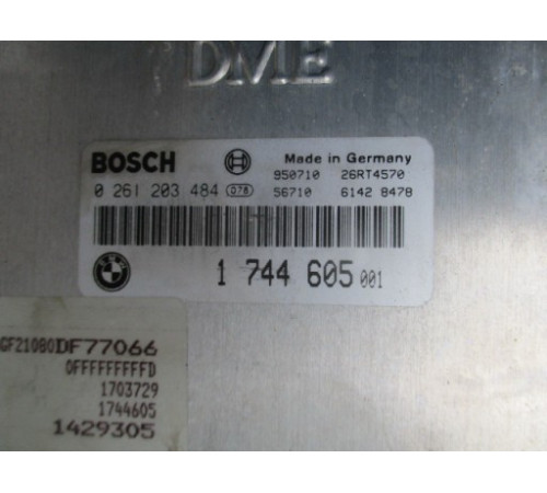 Модуль компьютера двигателя BMW E38 730i 1744605
