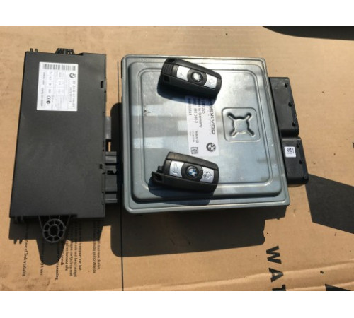 BMW E87 комплект компьютер CAS ключ N43 7583225