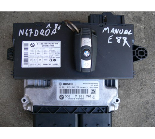 BMW E81 E82 e87 E90 e91 компьютер CAS3 N47D20A 1.8 d
