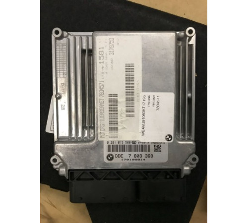 Компьютер двигателя 7803369 BMW 330D E90 E91