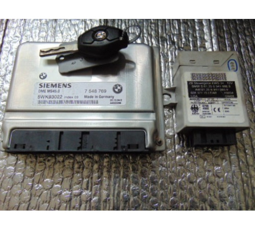 BMW E60 Z4 X3 КОМПЬЮТЕР EWS MS45 5WK93022 7548769