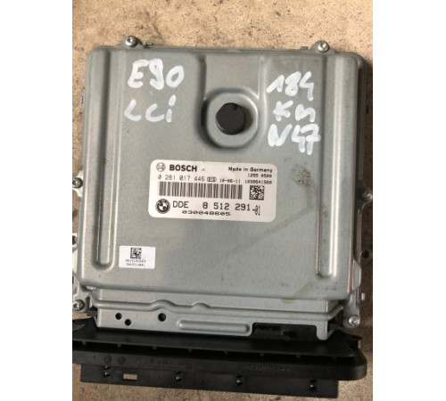 Компьютер двигателя BMW E90 2.0 D 8512291 0281017446