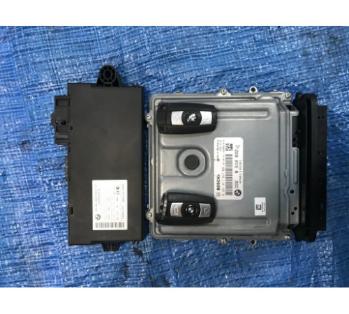 BMW E90 LIFT N47 компьютер БУ ключи от машины CAS