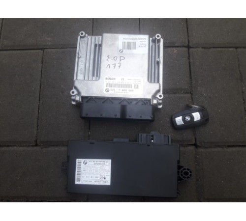 Компьютер двигателя BMW E90 N47 320D EWS CAS ключ