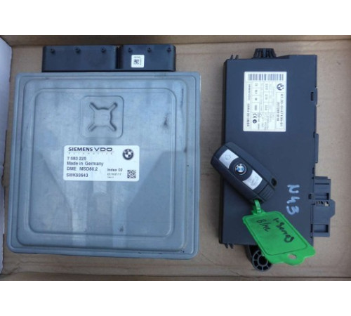 Компьютер CAS комплект BMW E87 E90 N43 7583225