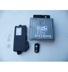 Компьютер CAS ключ комплект BMW E90 N43 7595179