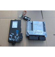 Компьютер двигателя BMW E84 X1 2.0 D 177 л. с. Комплект