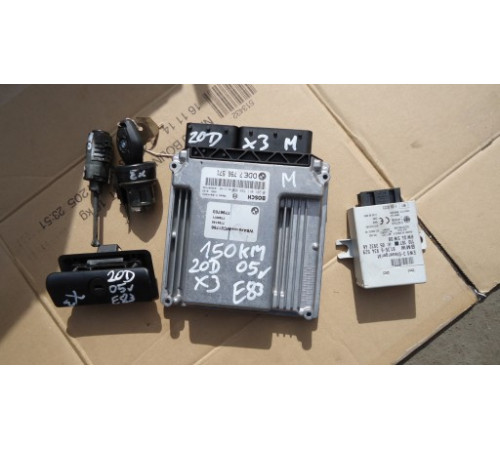 Компьютер ЭБУ двигателя BMW E83 X3 2.0 d 7796571