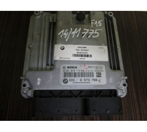 BMW F15 3.0 DXA компьютер двигателя 0281019718 8573788