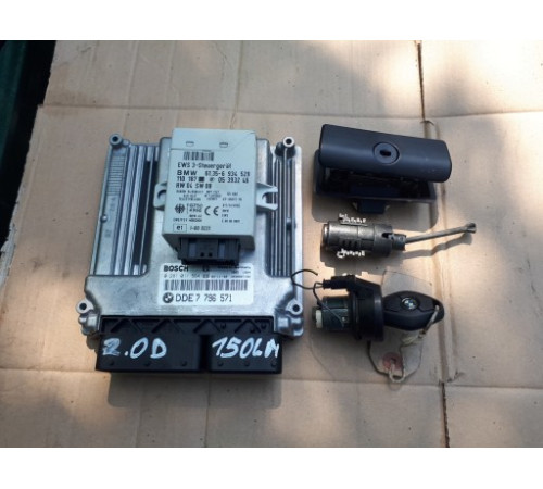 Компьютер двигателя BMW X3 E83 2.0 D 150KM DDE7796571