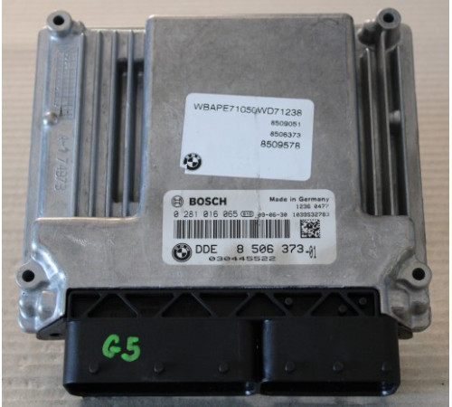 BMW E83 X3 компьютер двигателя 8506373 0281016065