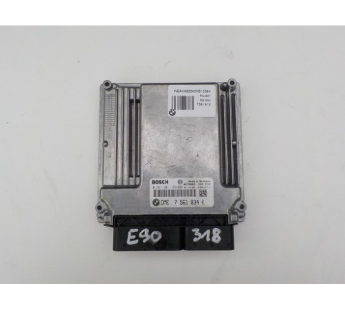 BMW E90 1.8 2.0 компьютер двигателя 7561834
