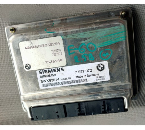 BMW 5 E60 E61 БУ компьютер 7527072