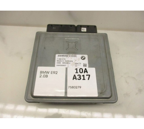 BMW E92 2.0 КОМПЬЮТЕР ДВИГАТЕЛЯ 7580279 5WK93637