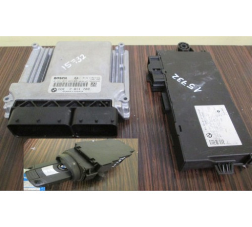 BMW 5 E60 N47 2.0 D компьютер CAS3 ключ 0281015043