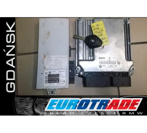 BMW 5 E60 2.5 3.0 D M57N компьютер CAS 0281012190