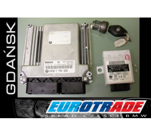 BMW X5 E53 3.0 D компьютер двигателя EWS 0281011414