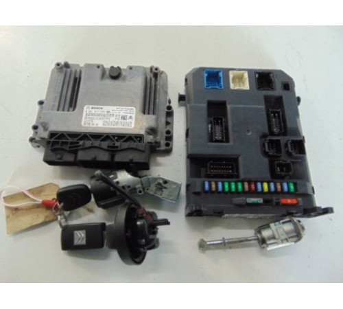 Компьютер 9677030080 комплект CITROEN C3 II 1.4 HDI