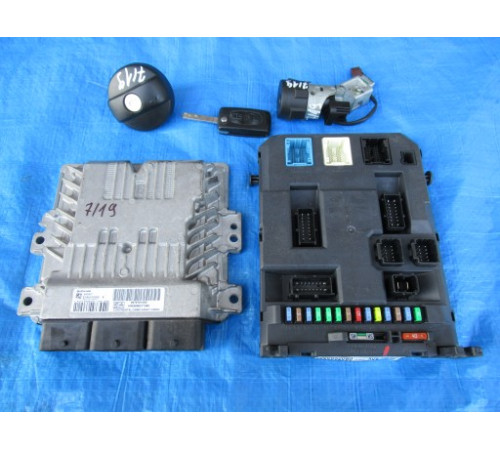 CITROEN C3 II 1.6 EHDI комплект BSI компьютер двигателя