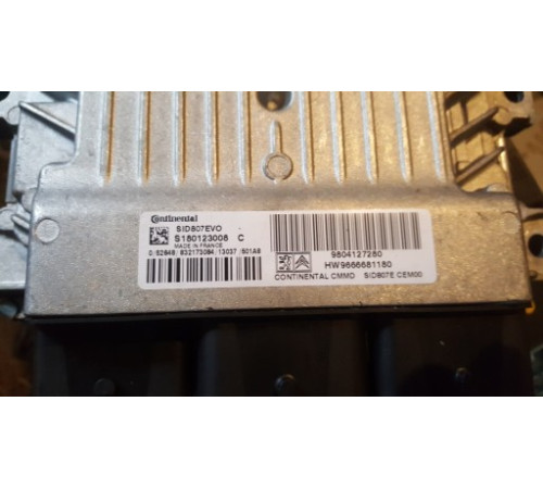 Компьютер Двигателя Peugeot Citroen 9804127280