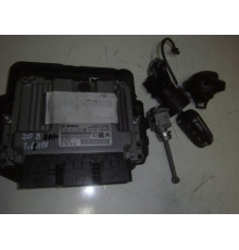 PEUGEOT CITROEN 1.6 EHDI КОМПЬЮТЕР + КЛЮЧ 281018228