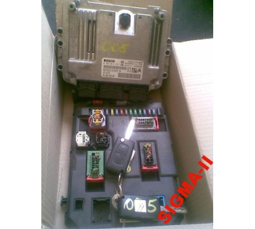 CITROEN C3 DS3 компьютер BSI EDC16C34 9664843780