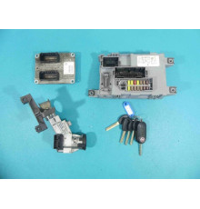 КОМПЛЕКТ КОМПЬЮТЕРА FIAT PUNTO GRANDE IAW5SF3M2 1.4 8V