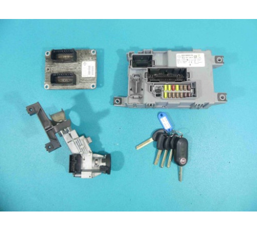 КОМПЛЕКТ КОМПЬЮТЕРА FIAT PUNTO GRANDE IAW5SF3M2 1.4 8V