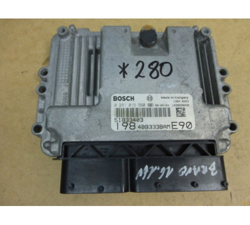 компьютер FIAT BRAVO 1.6 16v 51833403 0281015560