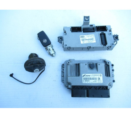 Компьютер комплект Fiat Bravo 2 1.4 51802930 0261201687