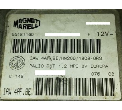 Компьютер Fiat Palio IAW4AF.BE чистый!! Без Кода !