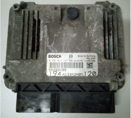 Компьютер драйвер двигателя Fiat Croma 2 0281012147