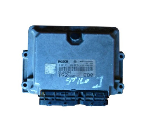 Компьютер Fiat Stilo 1.9 55186542 0281011552 обнуление