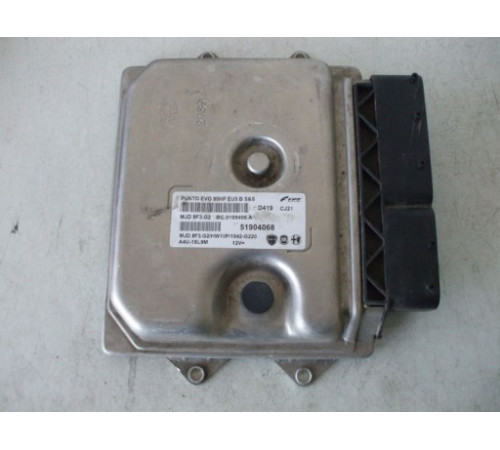 FIAT PUNTO EVO КОМПЬЮТЕР 51904068 MJD8F3.G2 VIRGIN